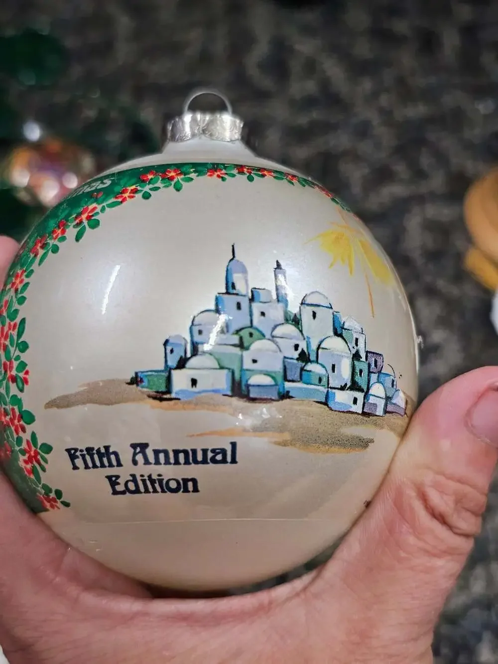 Ceramics By Sharon The Story Of Xmas Ornament